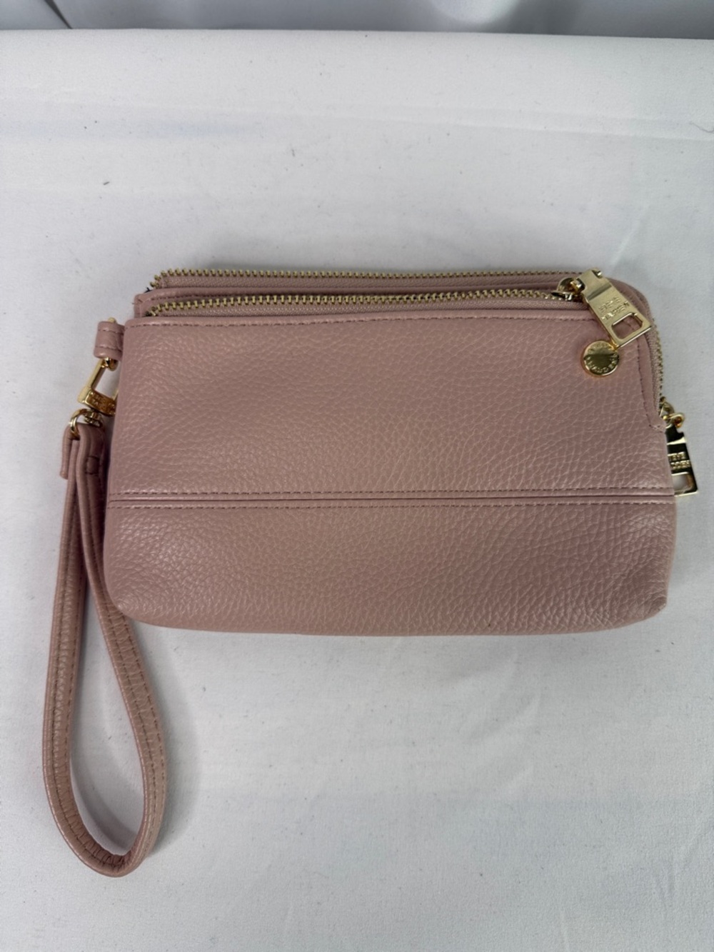 Steve Madden Women’s Wristlet Clutch - Blush Pink Leather
